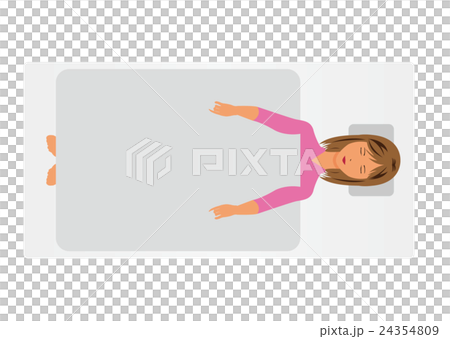 睡眠をとる女性 24354809