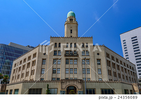 横浜三塔 クイーンの塔 横浜税関 の写真素材