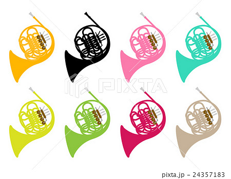 管楽器 ホルンのイラスト素材 24357183 Pixta