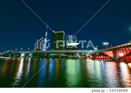 隅田川河畔の夜景 隅田川河畔の夜景 24359689