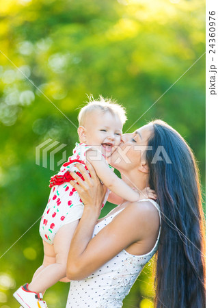 toddler and mother toddler and mother 24360976
