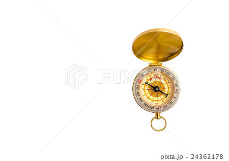 Compass on white background with clipping path. 24362178