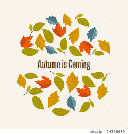 Autumn background vector illustration 24366939