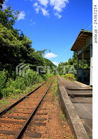 夏のいすみ鉄道・久我原駅 24367254