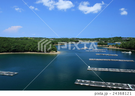 賢島と真珠筏 英虞湾 賢島と真珠筏 英虞湾 24368121