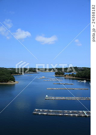 賢島と真珠筏 英虞湾 賢島と真珠筏 英虞湾 24368182