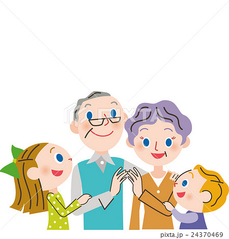 孫と老夫婦 孫と老夫婦 24370469