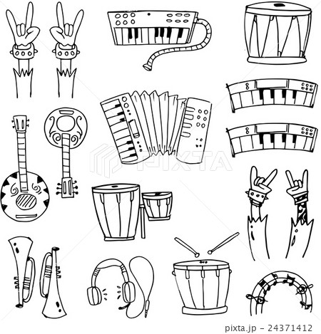 Doodle of tool music pack Doodle of tool music pack 24371412