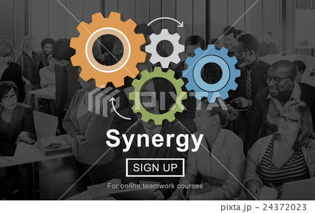 Synergy Collaboration Cooperation Teamwork Concept 24372023