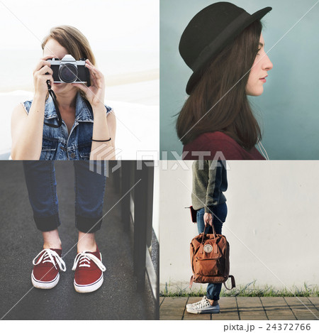 Woman Lifestyle Vacation Fashionable Concept 24372766