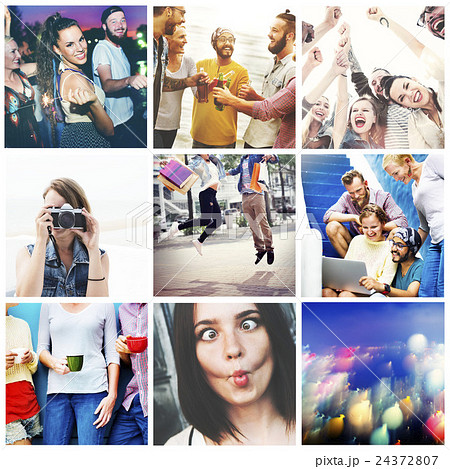 Celebrate Friend Gathering Happiness Relation Concept 24372807