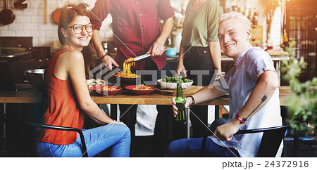 Friends Cooking Hobby Lifestyle Concept Friends Cooking Hobby Lifestyle Concept 24372916