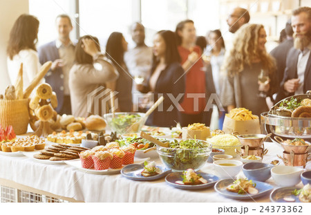 Brunch Choice Crowd Dining Food Options Eating Concept Brunch Choice Crowd Dining Food Options Eating Concept 24373362