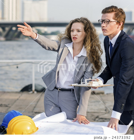 Developer Servey Planning Structure Construction Concept 24373392