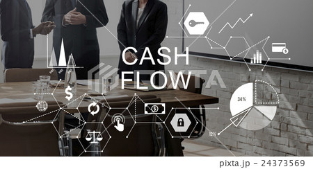 Cash Flow Finance Economy Revenue Funds Investment Concept 24373569