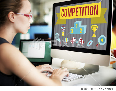 Competition Goals Match Race Concept Competition Goals Match Race Concept 24374464