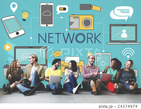 Network Networking Internet Scial Media Concept 24374974