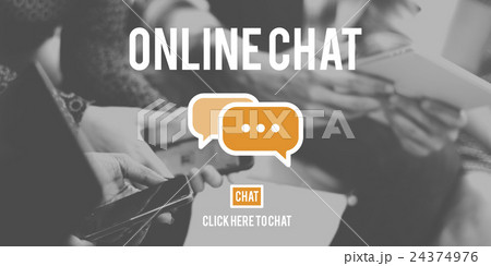 Online Chat Global Communications Connection Concept Online Chat Global Communications Connection Concept 24374976