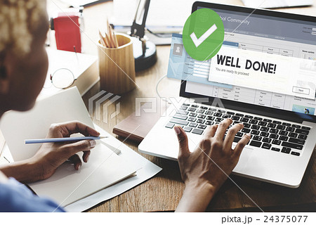 Successful Well Done Accomplishment Achievement Excellence Concept 24375077