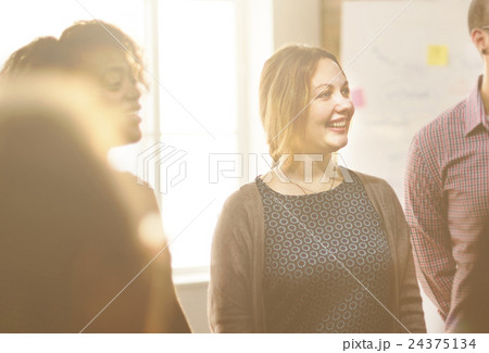 Business Team Meeting Working Talking Concept 24375134