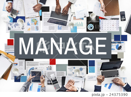 Manage Coordination Leadership Process Strategy Concept 24375390