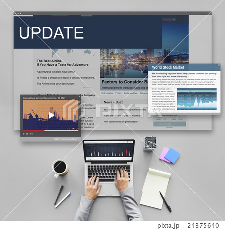 Update Trends Report News Flash Concept Update Trends Report News Flash Concept 24375640
