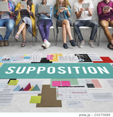 Supposition Prediction Logic Ideas Concept Supposition Prediction Logic Ideas Concept 24375689