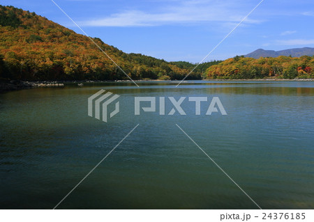 秋色 志賀高原琵琶池 秋色 志賀高原琵琶池 24376185