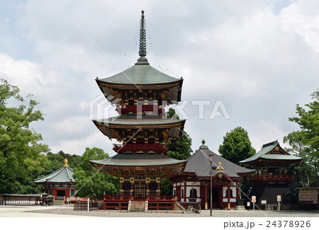 千葉県 成田山新勝寺 三重塔と境内 千葉県 成田山新勝寺 三重塔と境内 24378926