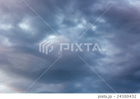 colorful dramatic sky with cloud at sunset 24380432