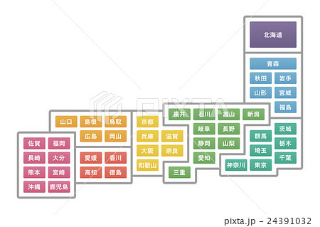 日本地図 24391032