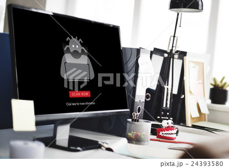 Scam Virus Spyware Malware Antivirus Concept 24393580