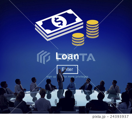 Loan Banking Capital Debt Economy Money Borrow Concept 24393937