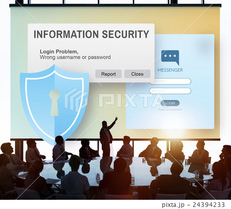 Information Security Content Data Facts Information Concept Information Security Content Data Facts Information Concept 24394233
