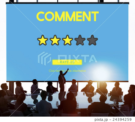 Customre Feedback Comment Vote Review Results Concept 24394259