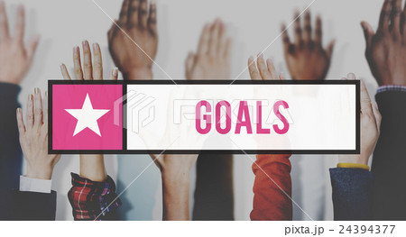 Goals Aim Objective Mission Inspiration Concept 24394377