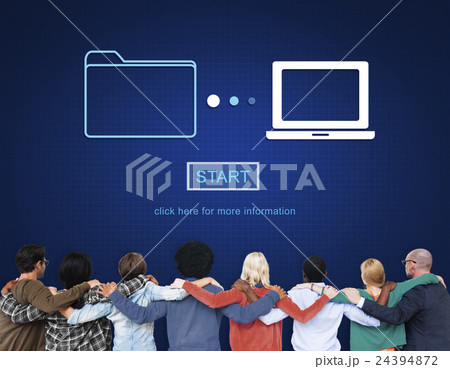 Storage Online Data Transfer Sync Information Technology Concept 24394872