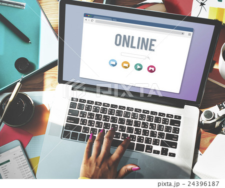 Online Internet Media Network Sharing Social Concept 24396187