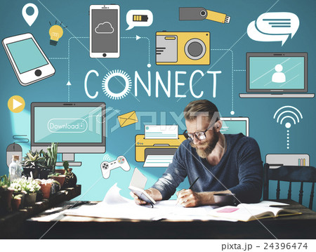 Connect Connection Devices Technology Communicztion Concept Connect Connection Devices Technology Communicztion Concept 24396474