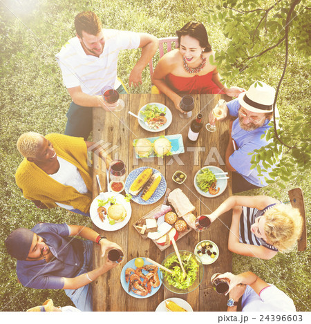 Celebrate Dining Friendship Hapiness Nutrition Concept 24396603