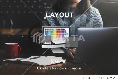 Creative Process Ideas Graphic Design Layout Concept 24396952