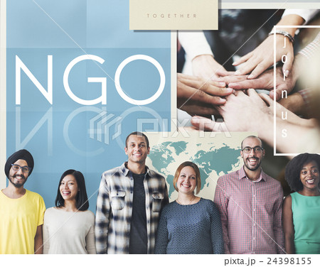 NGO Contribution Corporate Foundation Nonprofit Concept 24398155