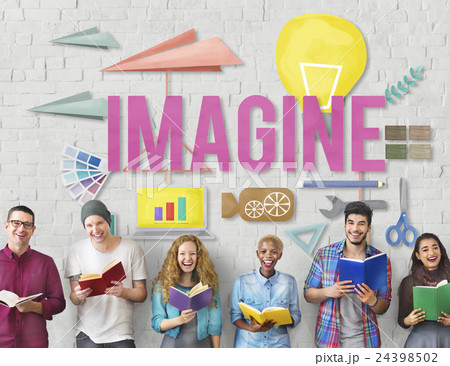 Imagine Creative Dream Expect Ideas Vision Concept Imagine Creative Dream Expect Ideas Vision Concept 24398502