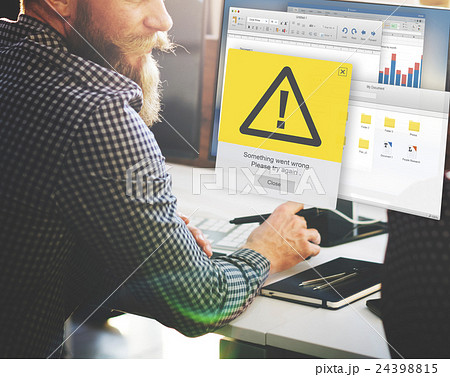 Error Alert Failure Icon Problem Concept Error Alert Failure Icon Problem Concept 24398815