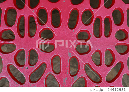 Benches painted pink Benches painted pink 24412981