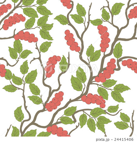 pattern with abstract berries 24415406