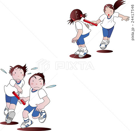 リレー競争 リレー競争 24417546