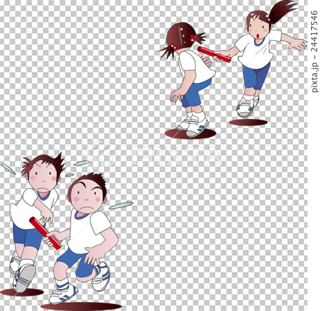 リレー競争 リレー競争 24417546