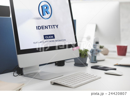 Identity Trademark Copyright Badge Concept 24420807