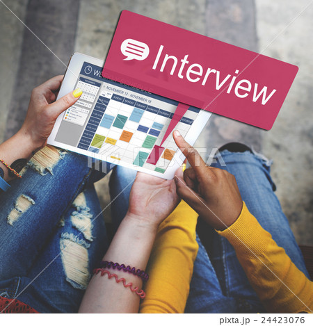 Interview Evaluation Job Interview Question Concept 24423076
